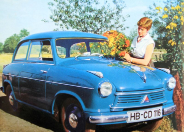 Lloyd 600 Modelprogram 1957 Carbrochure (10013)